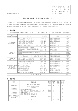 認可保育所整備・運営予定者の決定について（PDF：201KB）