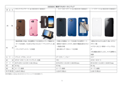 DIGNO Cアクセサリー