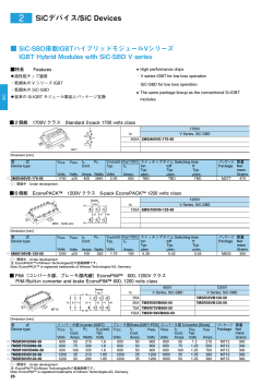 SiCデバイス/SiC Devices