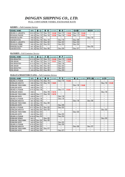 DONGJIN SHIPPING CO., LTD.