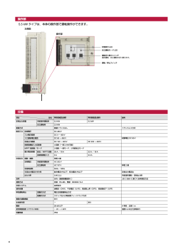 操作部 仕様 5.5 kW タイプは，本体の操作部で運転操作ができます。