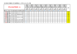 2015MFJ中国モトクロス選手権ポイントランキング表 第1戦終了
