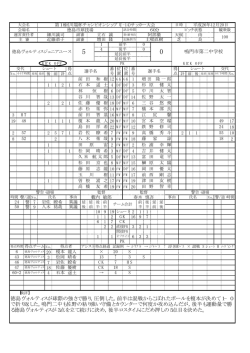 公式記録