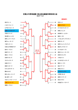 京葉少年野球連盟：第38回加藤旗争奪秋季大会 (Aゾーン)