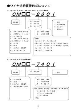 CM－2301 CM－7401