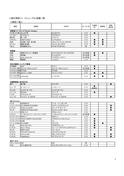リニューアル店舗一覧(PDF:152KB)