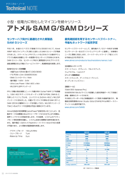 アトメル SAM G/SAM Dシリーズ - APS