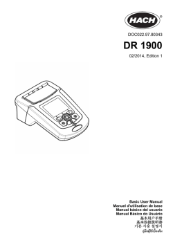 DR 1900 - Hach Company