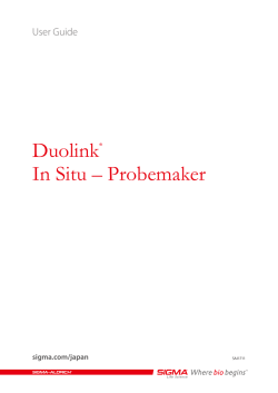 Duolink&reg; In Situ &ndash; Probemaker - Sigma