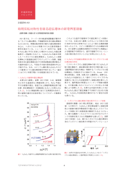 時間反転対称性を破る超伝導体の新奇界面現象