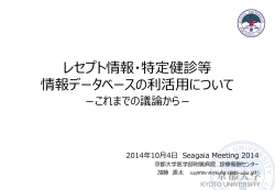 発表資料 PDF 3.8MB - Seagaia Meeting