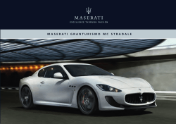 MASERATI GRANTURISMO MC STRADALE