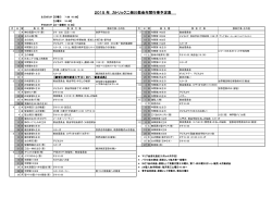 2015 年 カトリック二俣川教会年間行事予定表