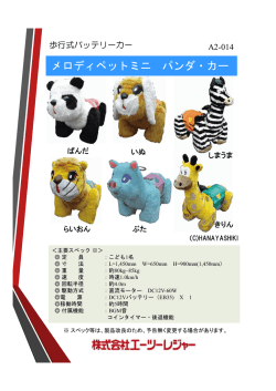 メロディペットミニ パンダ・カー