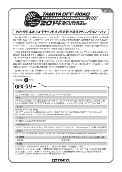 GPX-ラリー - Tamiya