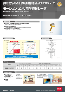 モーションセンサ用半導体レーザ
