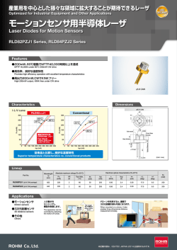 モーションセンサ用半導体レーザ