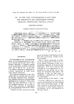 Trans. Proc. Palaeont. Soc. Japan. NS, No.40, pp.329
