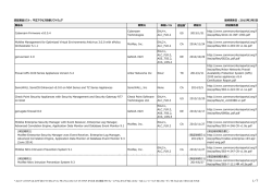 認証製品リスト：不正アクセス防御ソフトウェア 最終更新日：2015年2月5