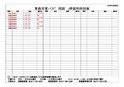青森市営バス「 岡部 」停留所時刻表