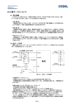 雷サージ対策