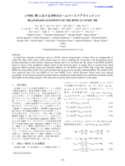 Beam-based Aligmnent of the BPMs at J