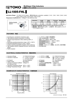 積層チップインダクタ LL1005-FHL