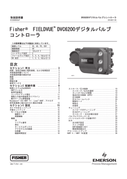 Fisherr FIELDVUE™ DVC6200デジタルバルブ コントローラ