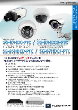 HD-SDI ワンケーブルカメラ