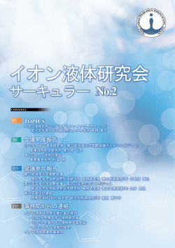 PDF(1.5M) - イオン液体研究会