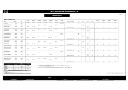 MEDITERRANEAN SHIPPING CO. SA