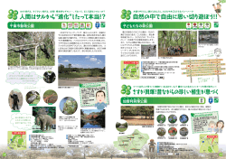 千葉市動物公園・子どもたちの森公園・加曽利貝塚公園（PDF：1417KB）