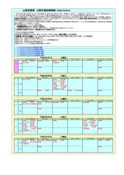 山梨県警察 公開交通取締情報