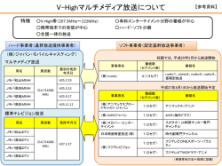 V-Highマルチメディア放送について(PDF 172KB)