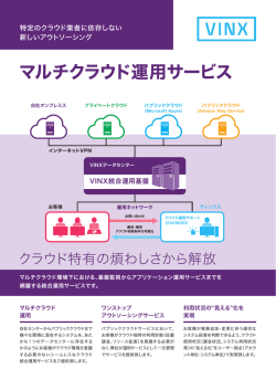 マルチクラウド運用サービス - 株式会社VINX（ヴィンクス）
