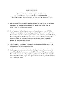 DISCLAIMER NOTICE Matters to be attended to by Registered