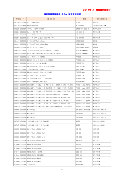 （TAIS）最新情報（平成26年7月分）