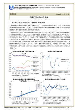 市場にやさしいFRB - しんきんアセットマネジメント投信