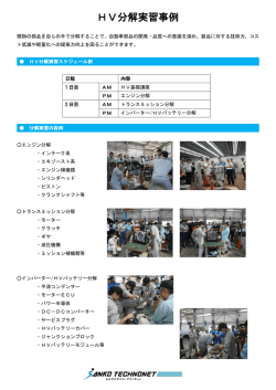 HV分解実習事例