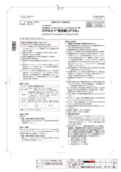 ロサルヒド®配合錠LD KN