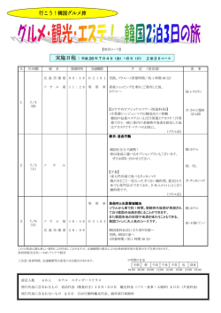 行こう！韓国グルメ旅 行こう！韓国グルメ旅