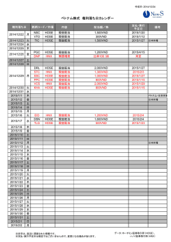 ベトナム株式 権利落ち日カレンダー