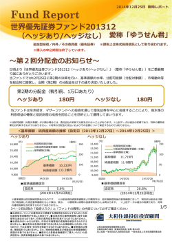 世界優先証券ファンド201312