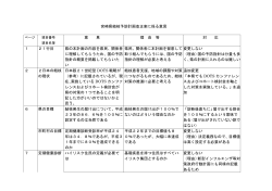 宮崎県結核予防計画改正案に係る意見 意 見 理 由 等 対 応 1 21行目