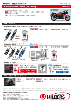 GPZ750R - ウィルバースジャパン