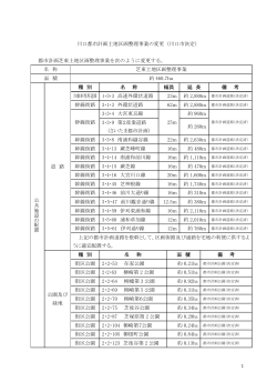 川口都市計画土地区画整理事業の変更（川口市決定） 都市計画芝東