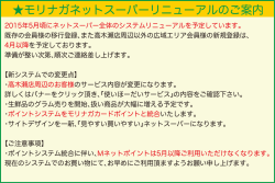 モリナガネットスーパーリニューアルのご案内