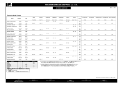 MEDITERRANEAN SHIPPING CO. SA
