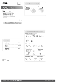 technical notices ACCU TIKKA R-1 e925030a (041213)