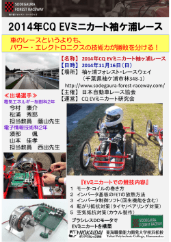 2014年CQ EV CQ EVミニカート袖ケ浦レース ミニカート袖ケ浦レース